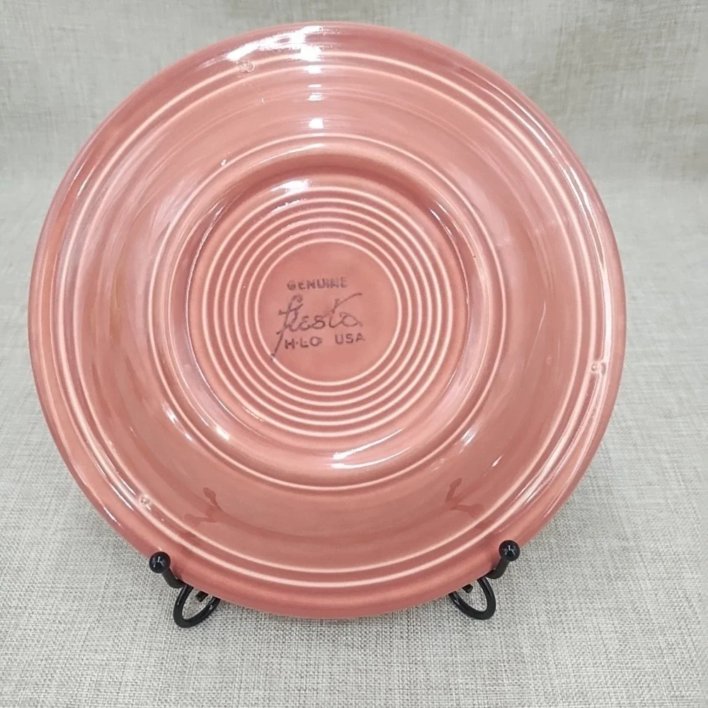 Vintage (1951-1959) Fiesta Fiestaware Rose 8 1/2